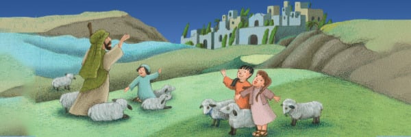 Oh, Come, Little Children interior art