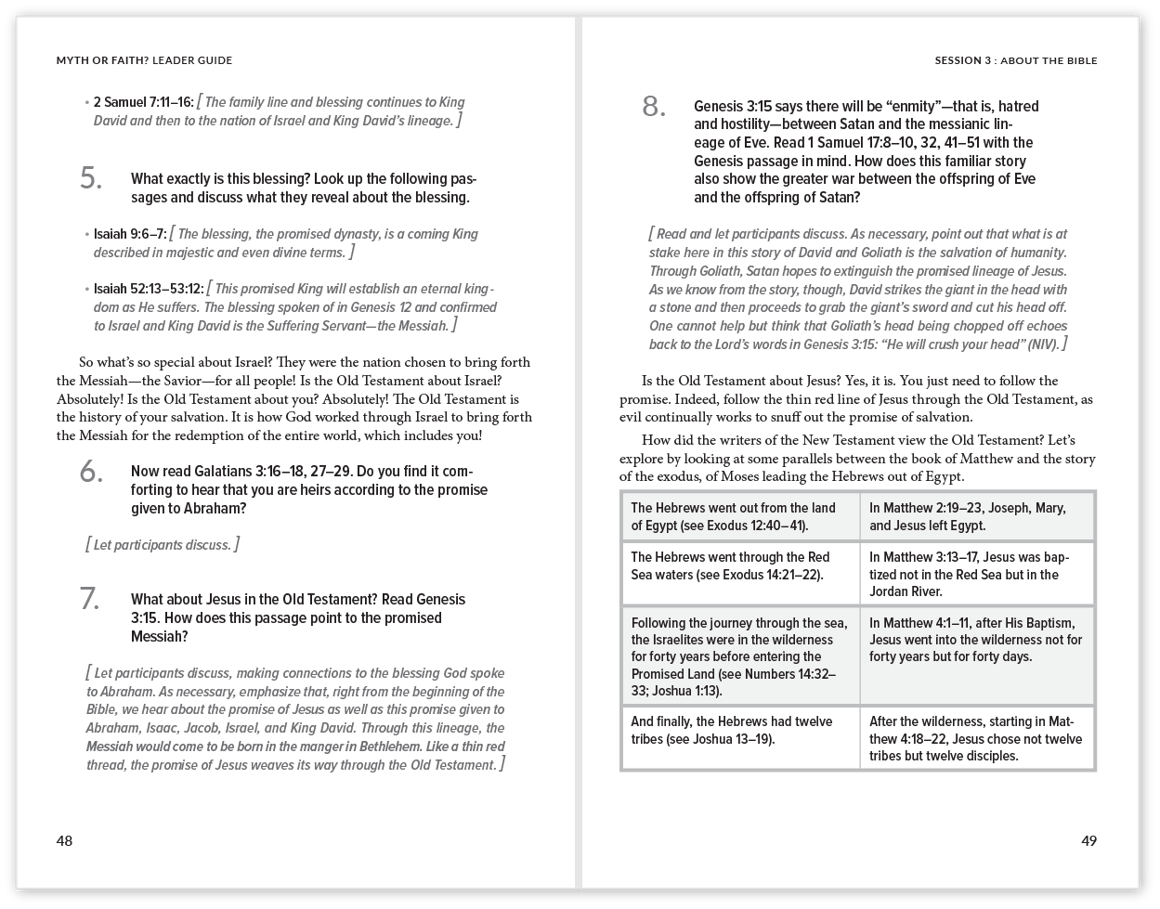 Myth or Faith interior