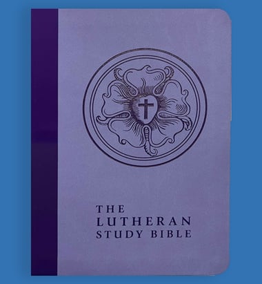 012183 The Lutheran Study Bible - Compact DuoTone Purple/Lilac