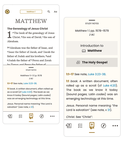 The Lutheran Study Bible App Article and Study Notes