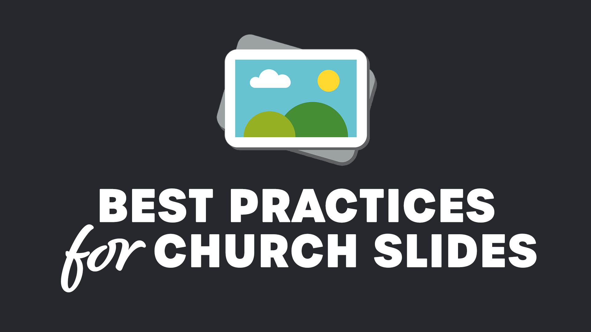 How To Make Worship Slides In Powerpoint