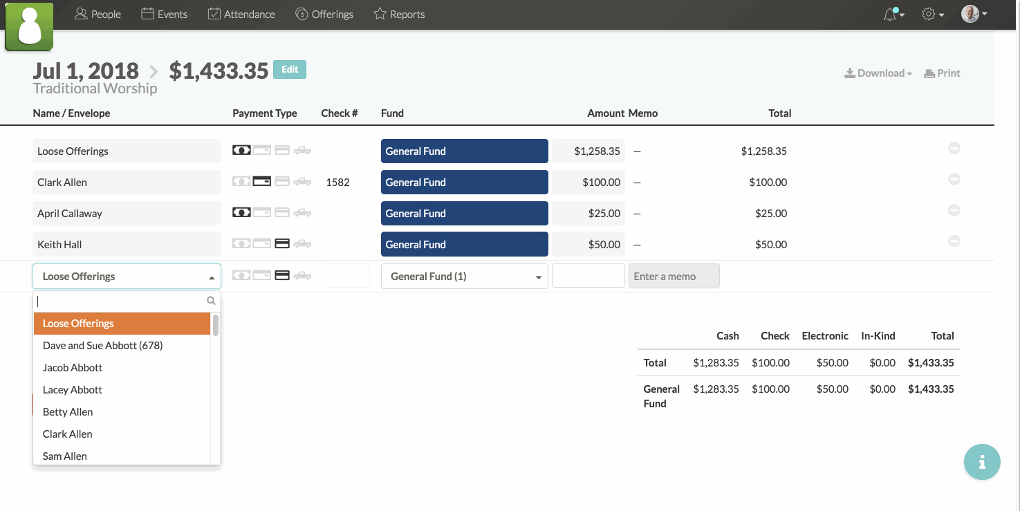 Church360° Members | Web-Based Church Management Software